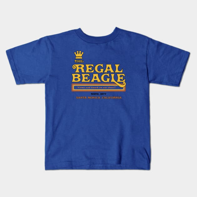 The Regal Beagle Kids T-Shirt by Screen Break